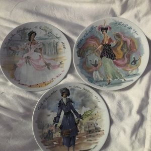 Limoges “Women The Century” Plates